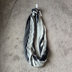 Apt. 9 Black Multicolor Infinity Loop Scarf SIZE OS